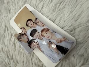 BT21 kpop  hair clip claw with group photo of seven members